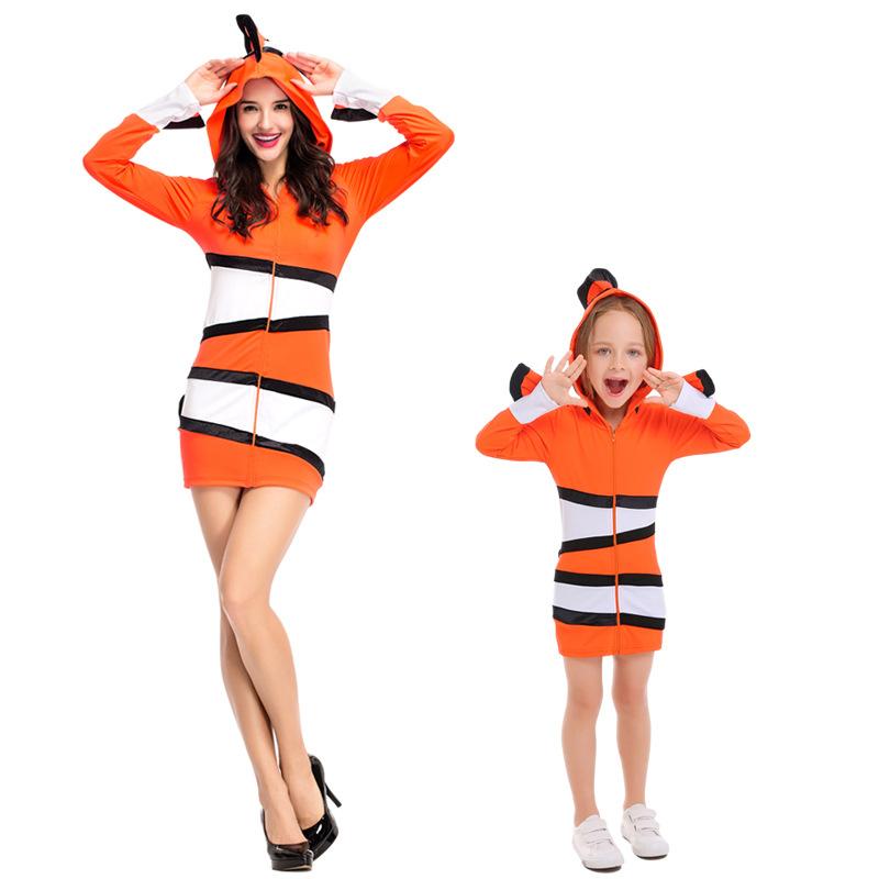 Theme Costume Clown Fish Dress Family Matching Outfits Costumes Cosplay For Woman And Girls Sea Party Halloween Masquerade Stage CostumeThem, Girl
Theme Costume Clown Fish Dress Family Matching Outfits Costumes Cosplay For Woman And Girls Sea Party Halloween Masquerade Stage CostumeThem, Girl