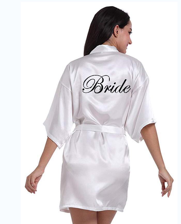 Women's Sleepwear Bride Bridesmaid Robe With White Black Letters Mother Sister Of The Wedding Gift Bathrobe Kimono Satin RobesWomen's, Pink bridesmaid
Women's Sleepwear Bride Bridesmaid Robe With White Black Letters Mother Sister Of The Wedding Gift Bathrobe Kimono Satin RobesWomen's, Pink bridesmaid