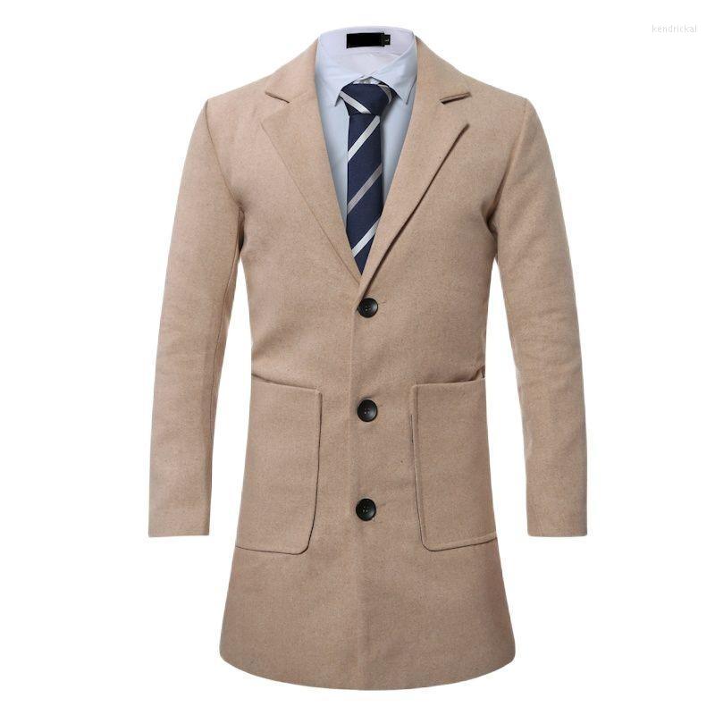 Men's Wool & Blends Trench Winter Jacket Fall And Woolen Coat With Large Pockets Solid Color Button Doors 6 Plus-Size Kend22, Black
Men's Wool & Blends Trench Winter Jacket Fall And Woolen Coat With Large Pockets Solid Color Button Doors 6 Plus-Size Kend22, Black