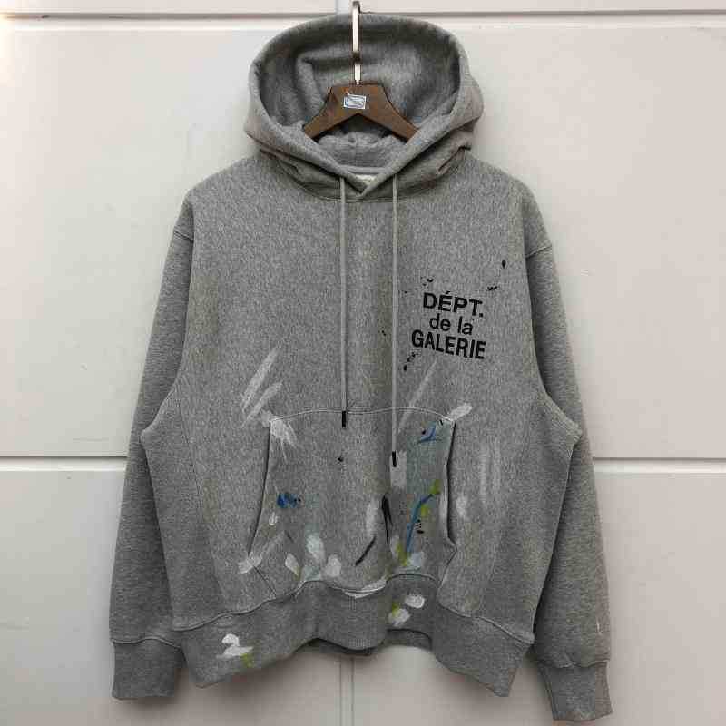Galery dept hand painted splash graffiti men's Sweater Hoodie couple Plush loose cotton md, Three old models
Galery dept hand painted splash graffiti men's Sweater Hoodie couple Plush loose cotton md, Three old models