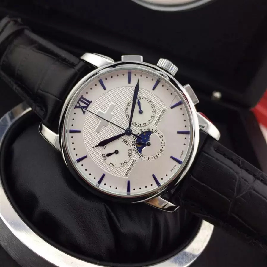 New Men Brown Leather Fashion Mechanical Men's Stainless Steel Automatic Movement Watch Sports mens Watches Wristwatches keya296f
New Men Brown Leather Fashion Mechanical Men's Stainless Steel Automatic Movement Watch Sports mens Watches Wristwatches keya296f