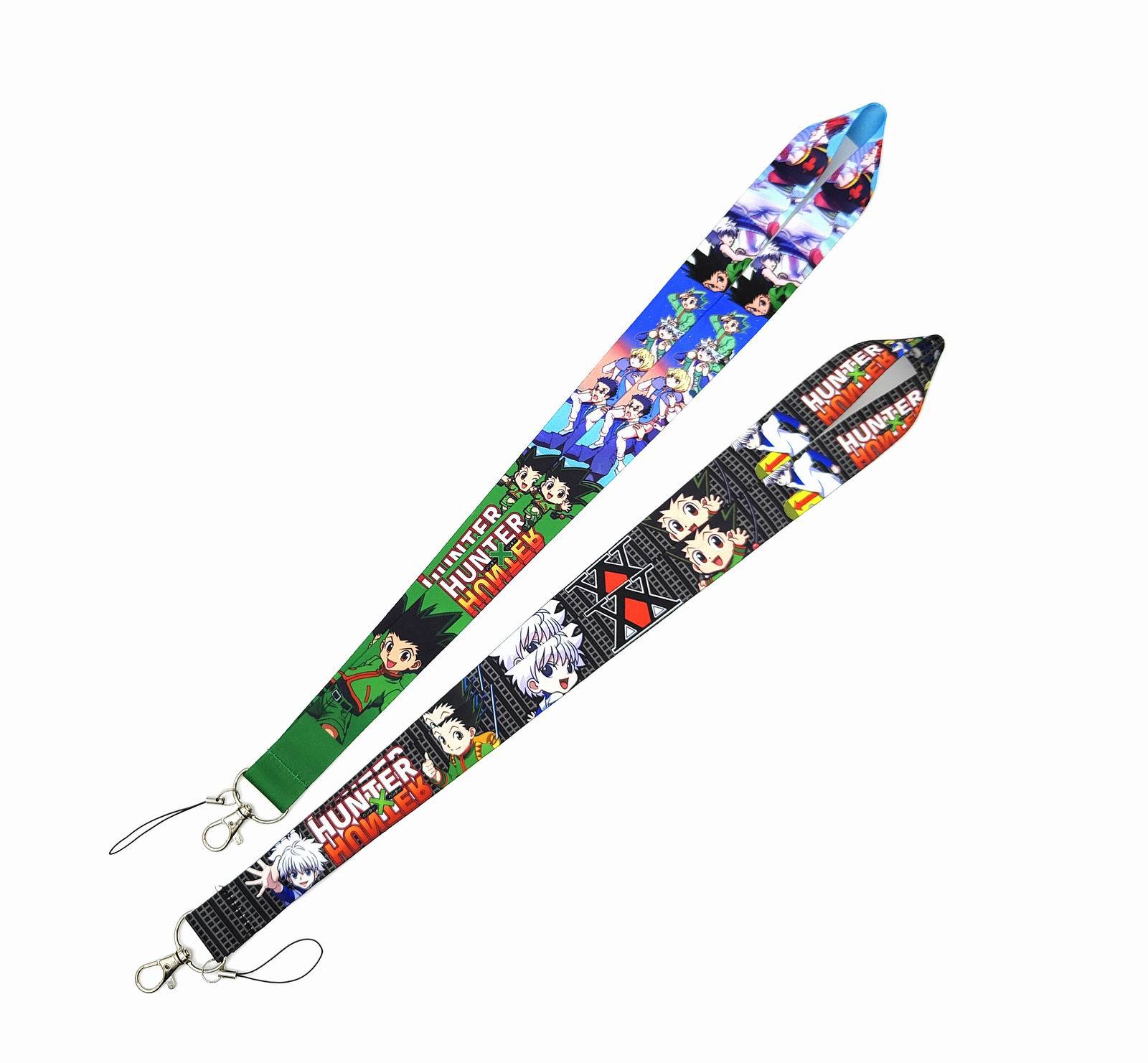 Anime Hunter Women Cell Phone Keychains Lanyard For Key ID Card Passport Gym USB Badge Holder DIY Hanging Rope Neck Lanyard Strap