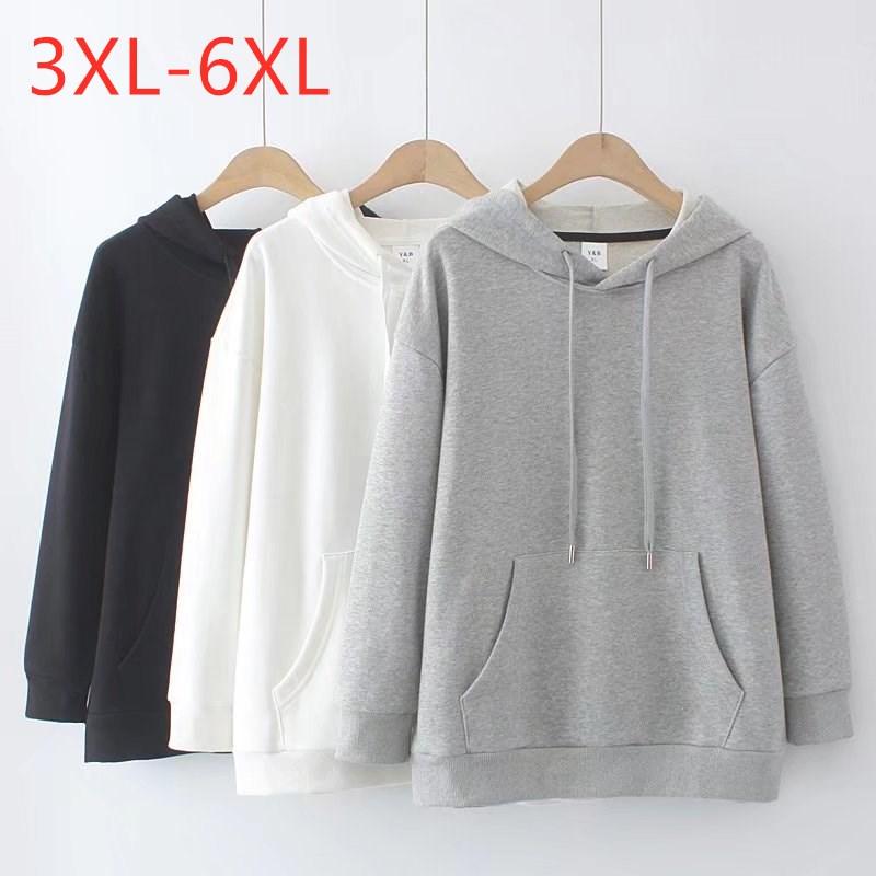 Women's Plus Size Outerwear & Coats 2022 Spring Autumn Hoodie For Women Large Long Sleeve Loose Pocket Gray Cotton Sweatshirt Coat 3XL 4XL 5, Black
Women's Plus Size Outerwear & Coats 2022 Spring Autumn Hoodie For Women Large Long Sleeve Loose Pocket Gray Cotton Sweatshirt Coat 3XL 4XL 5, Black