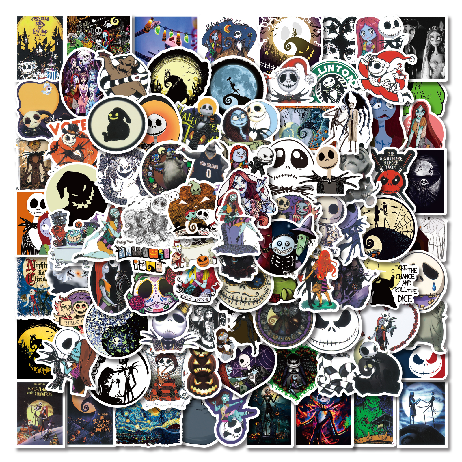 50Pcs Skull Ghost Stickers Pack Non-random Graffiti Car Bike Luggage Laptop Skateboard Motor Water Bottle Notebook Decals, 50pcs-dz-5038
50Pcs Skull Ghost Stickers Pack Non-random Graffiti Car Bike Luggage Laptop Skateboard Motor Water Bottle Notebook Decals, 50pcs-dz-5038
