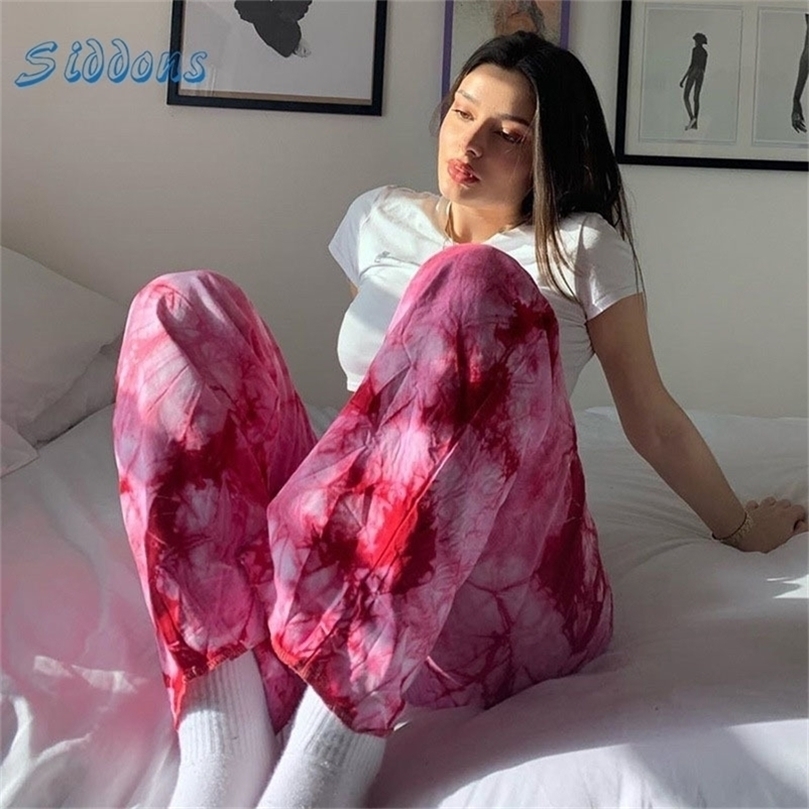 SIDDONS Purple Tie Dye Print Joggers Women Sweatpants Wide Leg Pants Casual Loose Elastic High Waist Harem Pants Female Hip Hop 201228, Fuchsia
SIDDONS Purple Tie Dye Print Joggers Women Sweatpants Wide Leg Pants Casual Loose Elastic High Waist Harem Pants Female Hip Hop 201228, Fuchsia
