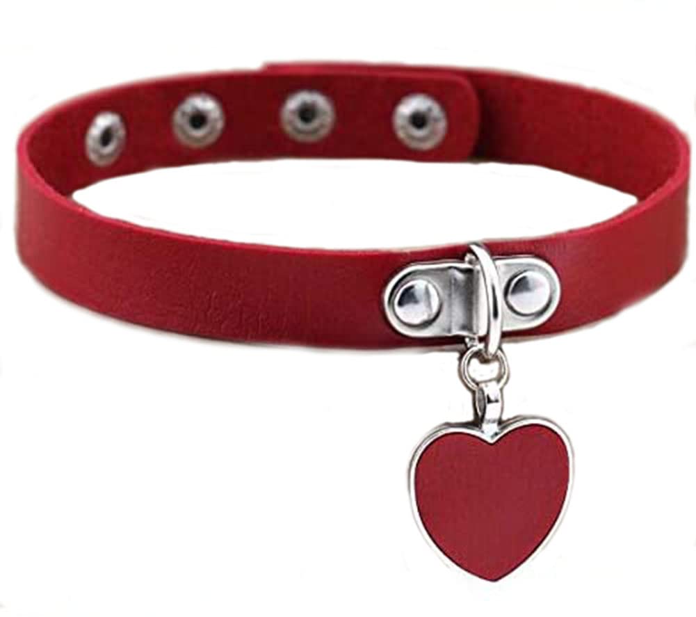 Collar Necklace Fashion Cool Rock Style Steampunk Punk Goth Heartshape Pendant Link Pu Leather Choker Necklacered amKqw
Collar Necklace Fashion Cool Rock Style Steampunk Punk Goth Heartshape Pendant Link Pu Leather Choker Necklacered amKqw