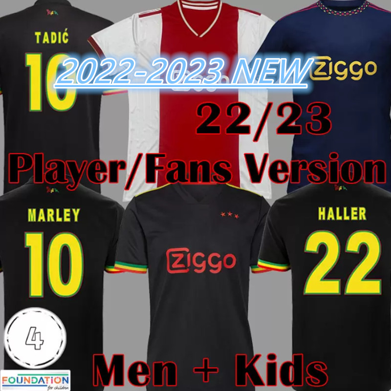 21 22 23 TADIC Soccer Jerseys player version BERGHUIS HALLER Third black Kit BLIND KLAASSEN GRAVENBERCH 2022 2023 Bob Marley football shirts men kids sets, 03
21 22 23 TADIC Soccer Jerseys player version BERGHUIS HALLER Third black Kit BLIND KLAASSEN GRAVENBERCH 2022 2023 Bob Marley football shirts men kids sets, 03