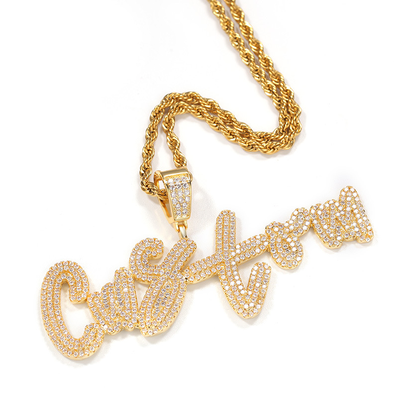 Fashion Hip Hop Necklace Men Women Designer Pendant Necklace Chain Real Gold Plating Letters Necklaces Chains with 3A Zirconia Stone Unisex Silver Jewelry
Fashion Hip Hop Necklace Men Women Designer Pendant Necklace Chain Real Gold Plating Letters Necklaces Chains with 3A Zirconia Stone Unisex Silver Jewelry