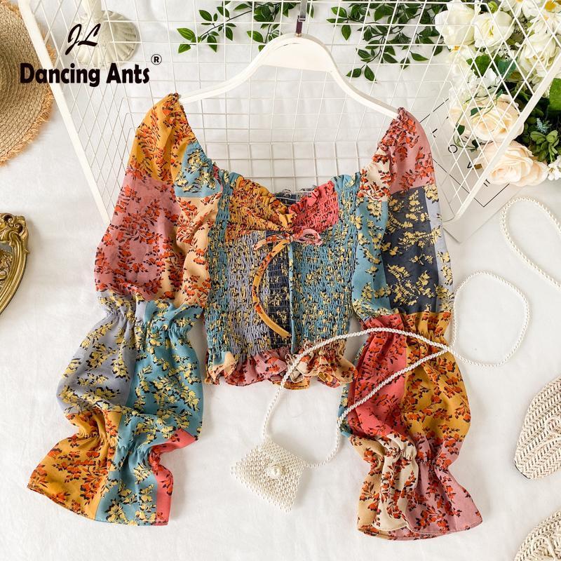 Women Shirt Long Puff Sleeve Square Collar Broken Flower Print Top Female 2022 Office Lady Slim Short Blouse Women's Blouses & Shirts
Women Shirt Long Puff Sleeve Square Collar Broken Flower Print Top Female 2022 Office Lady Slim Short Blouse Women's Blouses & Shirts