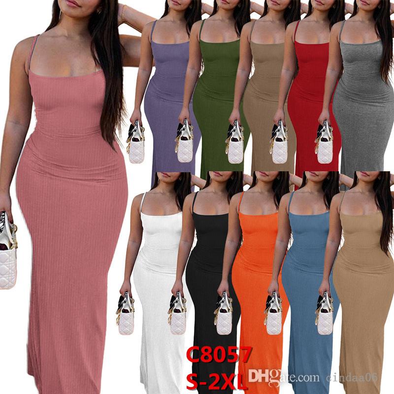 Long Dresses For Womens Designer Clothing 2022 Spring And Summer Rib Suspender Thread Peach Hip Multicolor Low Chest Sexy Maxi Dress, Green
Long Dresses For Womens Designer Clothing 2022 Spring And Summer Rib Suspender Thread Peach Hip Multicolor Low Chest Sexy Maxi Dress, Green