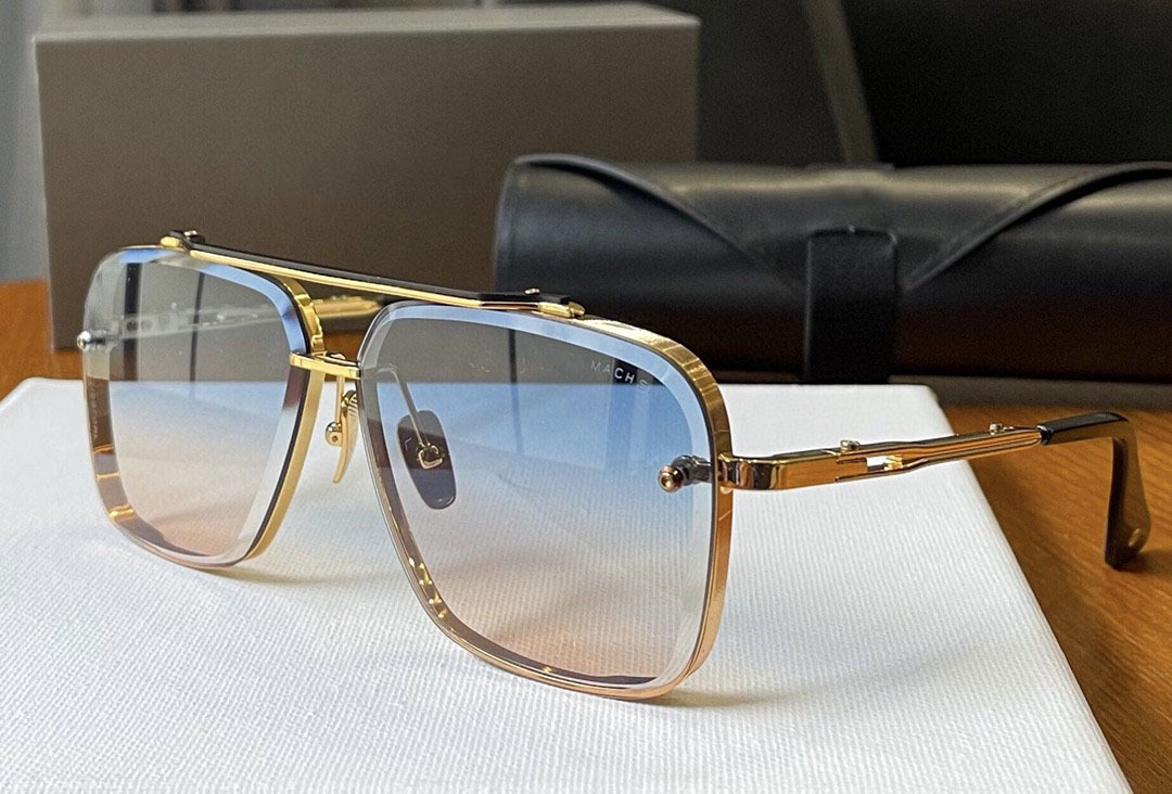 A DITA MACH SIX Top Original high quality Designer Sunglasses men famous fashionable Classic retro luxury brand eyeglass fashion design