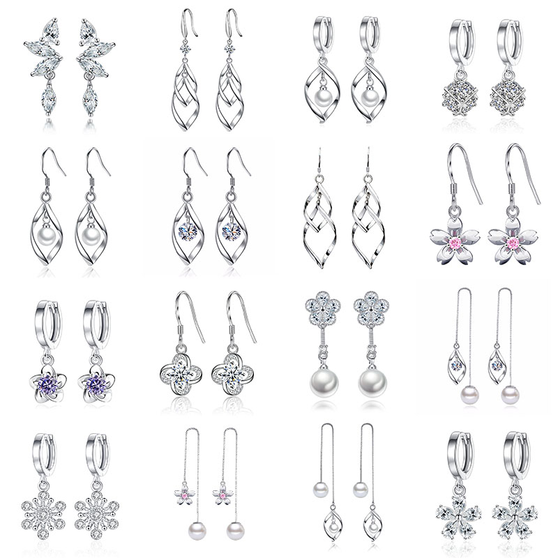 Prevent Allergy 925 Silver Stamp Hoop Stud Earrings Vintage Wave Twist Crystal Pearl Designer Ear Rings Asymmetric Party Jewelry
Prevent Allergy 925 Silver Stamp Hoop Stud Earrings Vintage Wave Twist Crystal Pearl Designer Ear Rings Asymmetric Party Jewelry
