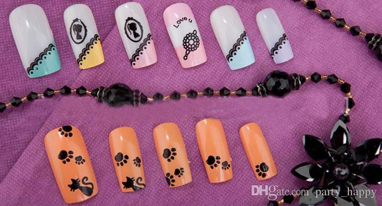 Nail Sticker Coloured Drawing Pattern Printing Nail Printing Template Silica Gel Seal Nail Polish Tool S Series Silicon Nail Art Templates