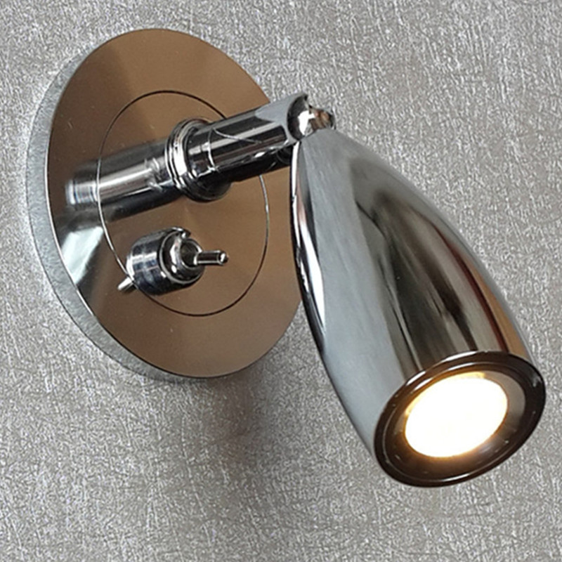 Topoch Recessed Wall Sconce Dolly Switch 3W CREE LED Directional Head Light Comfortable without Glare Chrome Finish Easy Install
Topoch Recessed Wall Sconce Dolly Switch 3W CREE LED Directional Head Light Comfortable without Glare Chrome Finish Easy Install