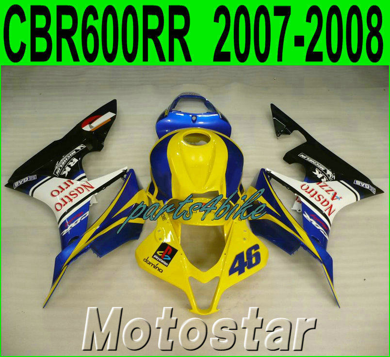 Injection molding fairing kit for HONDA CBR600RR 07 08 aftermarket CBR 600RR F5 2007 2008 yellow black blue plastic fairings set FG12, Same as the picture shows
Injection molding fairing kit for HONDA CBR600RR 07 08 aftermarket CBR 600RR F5 2007 2008 yellow black blue plastic fairings set FG12, Same as the picture shows