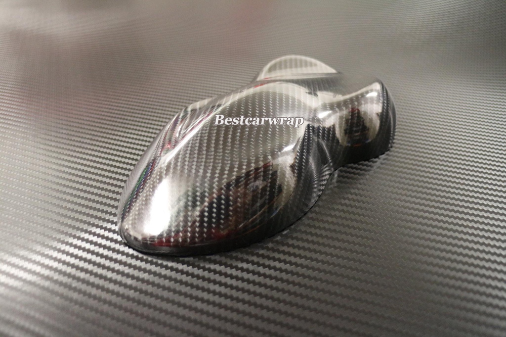 Ultra Gloss 6D Carbon Fiber Vinyl Wrap like real Carbon with Air Bubble Free Low tack glue 3M quality 1.52*20m 5x65ft