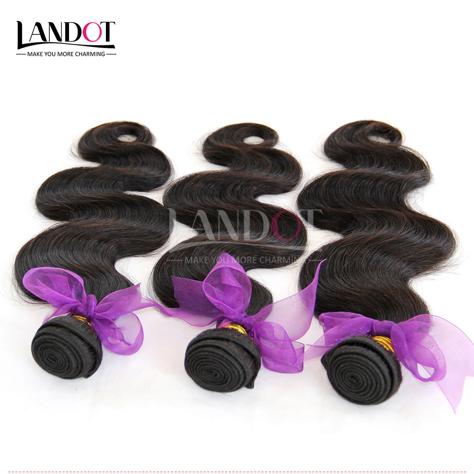 Peruvian Hair Body Wave Human Hair Weave Wavy Bundles 4Pcs Lot Unprocessed Grade 8A Peruvian Wavy Hair Extensions Natural Black Double Wefts