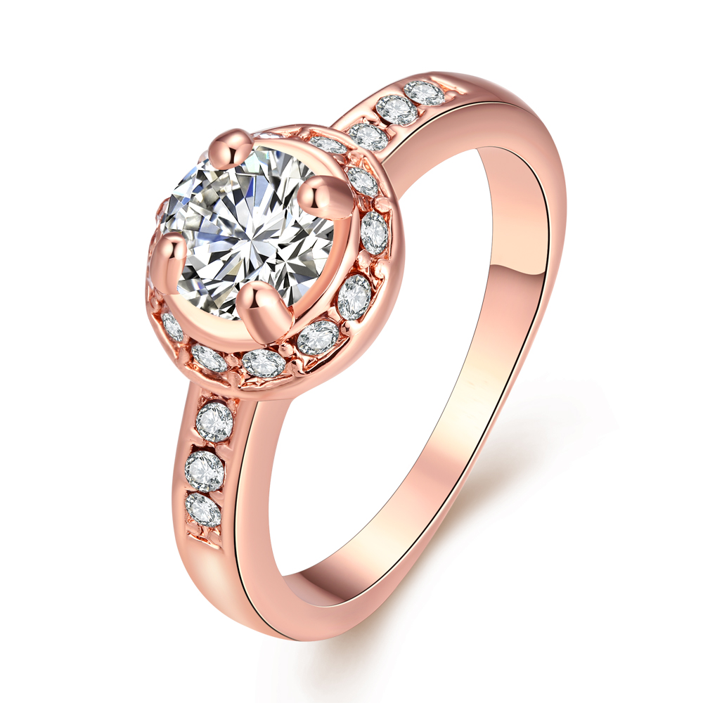 0.8ct Round Cut 4-prong Setting Classic Solitaire Wedding Bridal Ring Halo Crystal Womens Jewelry Gift Size 6