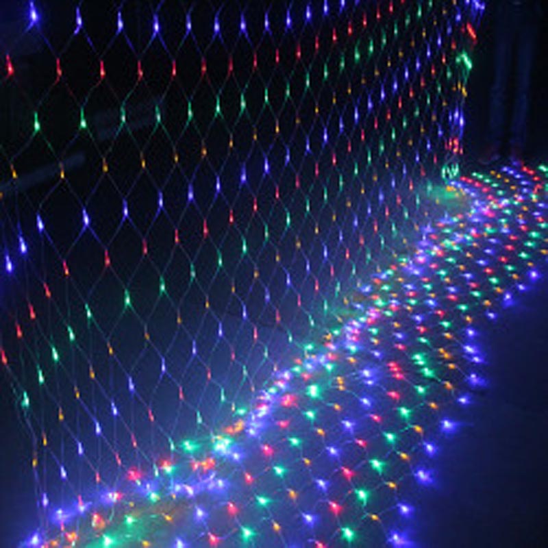 LED String Net Lights Coversage 2x3M 4x6M 8x10M Christmas Garlands Fairy Xmas Party Garden Wedding Decoration mesh Light