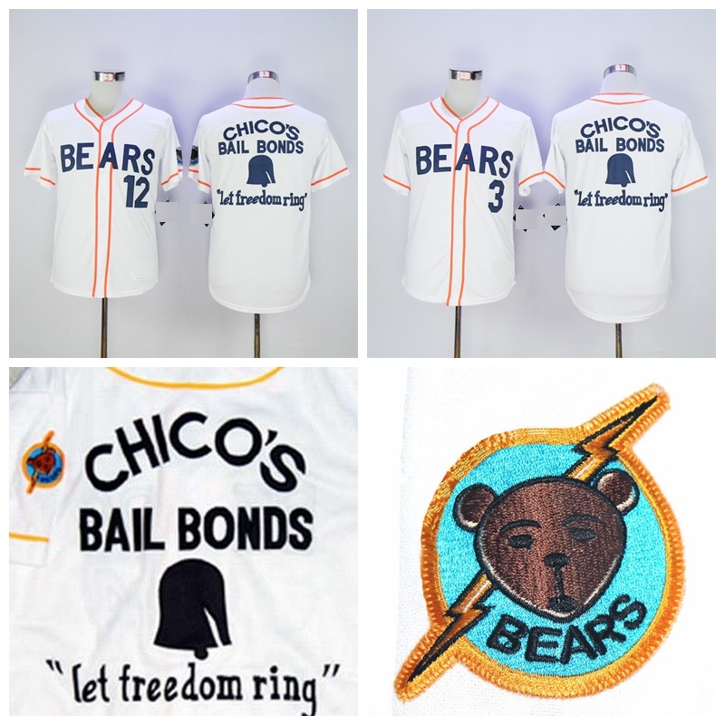 BAD NEWS BEARS MOVIE BUTTON DOWN JERSEY #3 Kelly Leak #12 Tanner Boyle White Movie Stitched Baseball Jersey Stitched, White 12
BAD NEWS BEARS MOVIE BUTTON DOWN JERSEY #3 Kelly Leak #12 Tanner Boyle White Movie Stitched Baseball Jersey Stitched, White 12