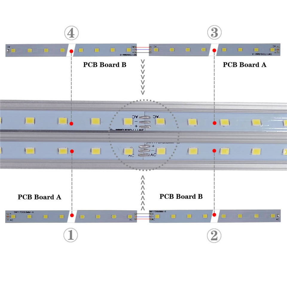 T8 V-Shaped Cooler lights 4 5 6 8ft 72W Led Tube Light Integrated Led Tubes Double Sides Shop Lights 36W 45W 54W for garage warehouse store auto body 