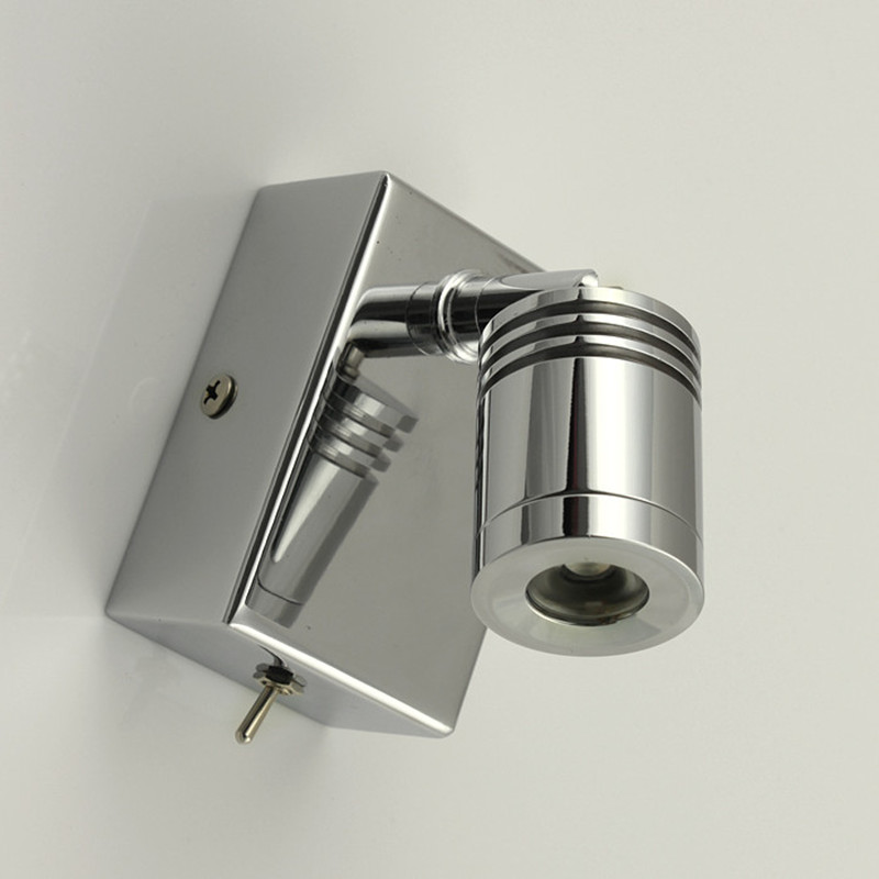 Topoch Wall Mounted Light for Reading Lamp with On/Off Switch Integral LED 3W Directional Cylindrical Head Chrome Finish Flexible RV Boat Bedroom Spotlight
Topoch Wall Mounted Light for Reading Lamp with On/Off Switch Integral LED 3W Directional Cylindrical Head Chrome Finish Flexible RV Boat Bedroom Spotlight
