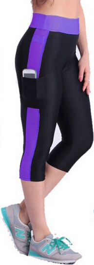 Wholesale-2016 Hot Fitness Women Running Tights Women Sport Trousers Running Pants Calzas Deportivas Mujer Free Shipping