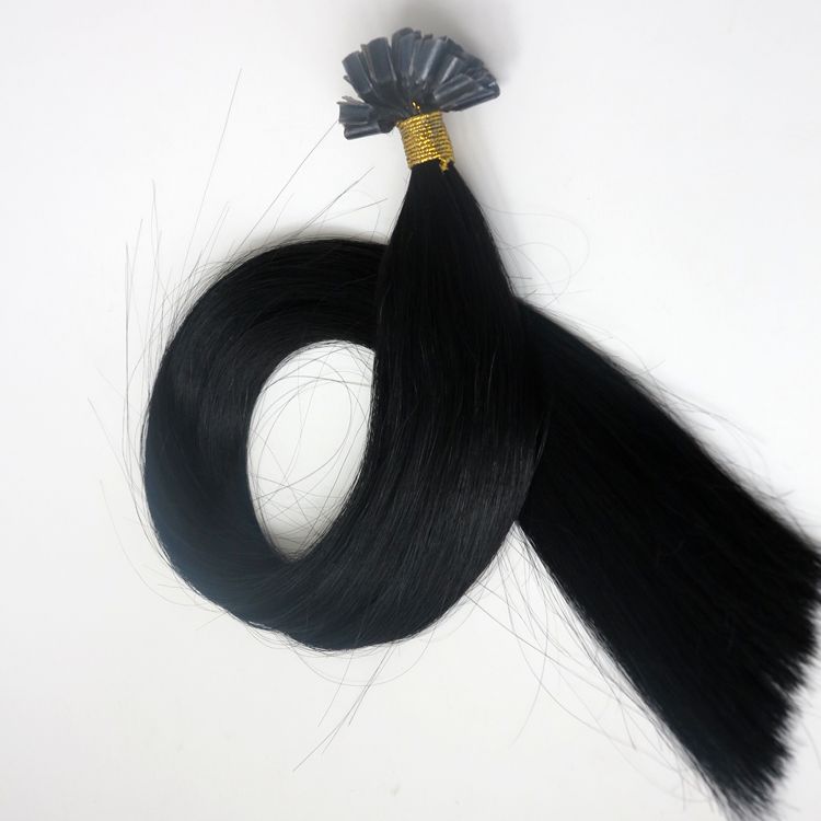 50g 50Strands Pre bonded Nail U Tip human hair extensions 18 20 22 24inch #1/Jet Black Straight Brazilian Indian hair Top Quality
50g 50Strands Pre bonded Nail U Tip human hair extensions 18 20 22 24inch #1/Jet Black Straight Brazilian Indian hair Top Quality