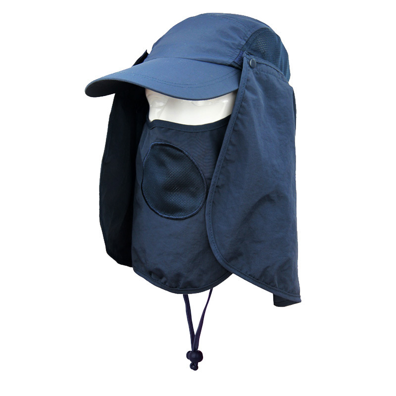 Wholesale-HOT! 360-Degree Sun Bucket Hat Outdoor Jungle Fishing Hats UV Resistant Breathable Quick-Drying Cap High Quality