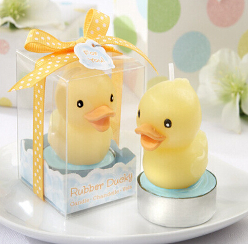 2015 Candle Favors Birthday candles Creative rhubarb duck Wedding little duck candle smoke free Birthday Gifts Wed Supplies