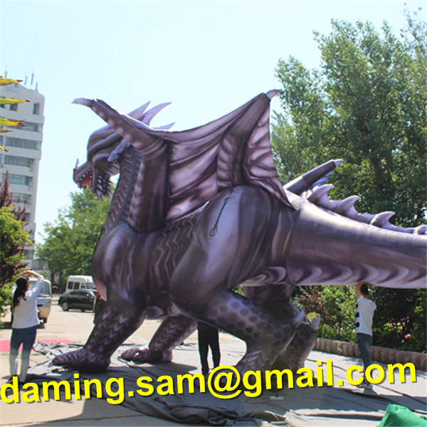wholesale 8m Length Giant Large Inflatable Chinese Dargon Inflatable Dragon Dino Inflatable Dinosaur Tyrannosaurus Rex for Parade Decoration