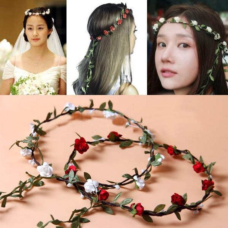 New Fashion Hot Wedding Bridal Girl Head Flower Crown Rattan Garland Hawaii flower head wreath Hair Formal Stunning Green Accessories FG
New Fashion Hot Wedding Bridal Girl Head Flower Crown Rattan Garland Hawaii flower head wreath Hair Formal Stunning Green Accessories FG