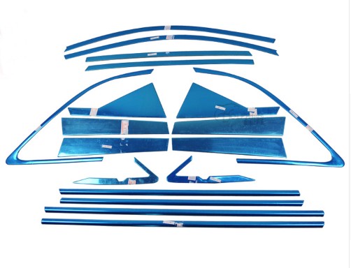 For Kia Sorento 2009 2010 2011 2012 2013 2014 Chrome Covers Chromium Styling Car Full Window Trim Decoration Auto Accessories