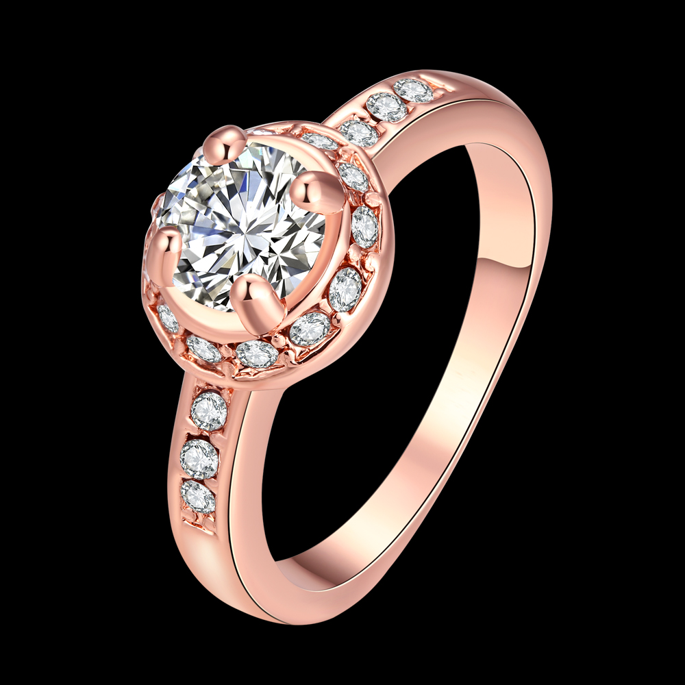 0.8ct Round Cut 4-prong Setting Classic Solitaire Wedding Bridal Ring Halo Crystal Womens Jewelry Gift Size 6