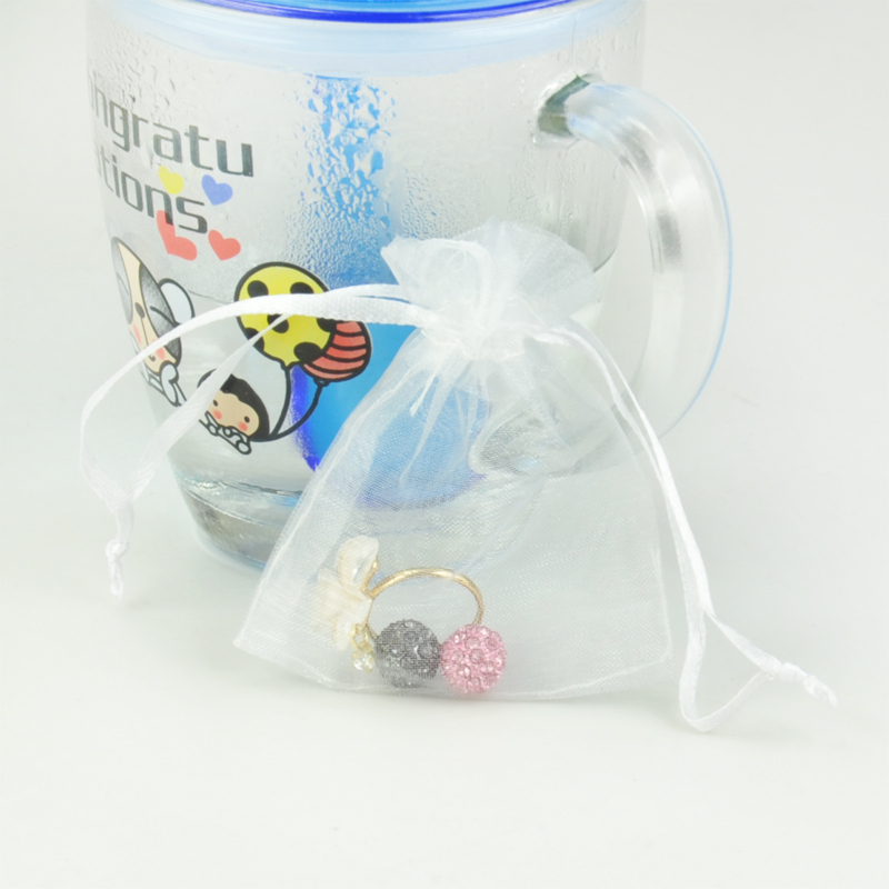 Wholesale-Hottest 7*9cm Solid color silk pearl yarn bags/jewelry accessories storage bag 1pcs/lot Dropping Order Support