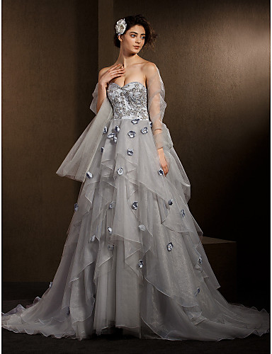 2016 New Hot Fashion Free Shipping Elegant Ball Gown Silver (color may vary by monitor) Chapel Train Sweetheart Organza Wedding Dresses 101, Champagne
2016 New Hot Fashion Free Shipping Elegant Ball Gown Silver (color may vary by monitor) Chapel Train Sweetheart Organza Wedding Dresses 101, Champagne