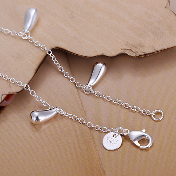 Hot sale best gift 925 silver Five drops Bracelet DFMCH218,Brand new fashion 925 sterling silver plated Chain link bracelets high grade