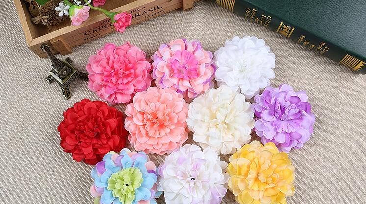 Silk flowers wholesale rose heads artificial Small chrysanthemum flowers plastic flowers head high quality silk flowers free shipping WF002