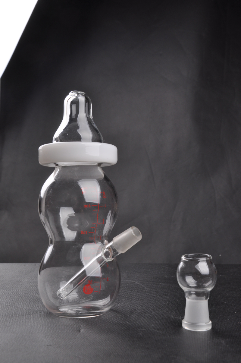 New Arrival baby bottle mini glass bongs In Stock glass water pipe with dome and nail 14 mm joint
New Arrival baby bottle mini glass bongs In Stock glass water pipe with dome and nail 14 mm joint