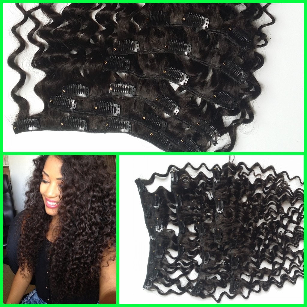 clip in hair extensions cheap virgin brazilian human hair deep curly deep wave human hair G-EASY
clip in hair extensions cheap virgin brazilian human hair deep curly deep wave human hair G-EASY