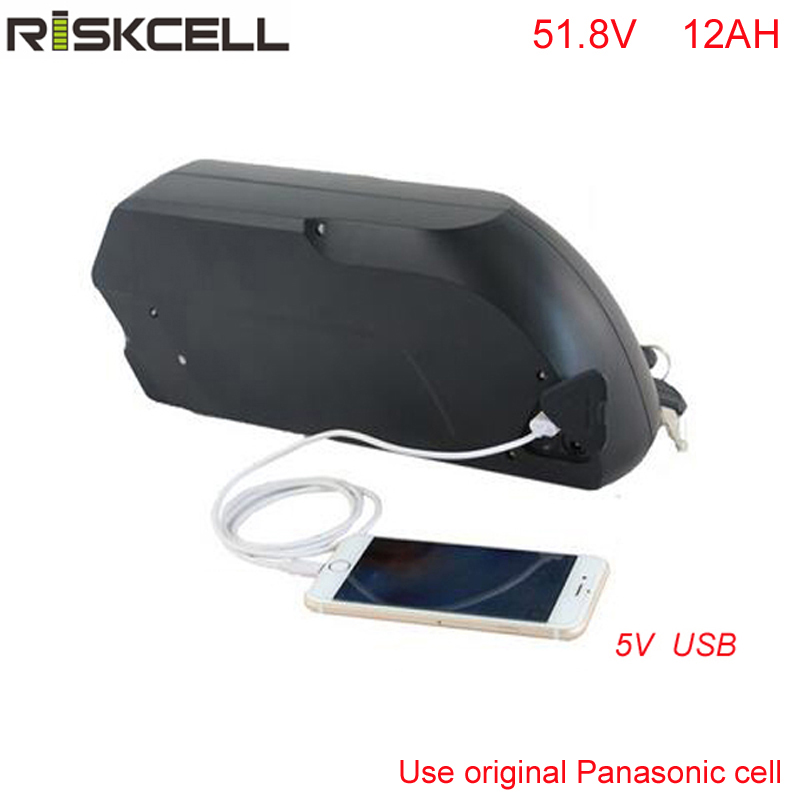Tigershark 51.8V 12ah downtube electric bike battery 52V 1000W lithium battery with 2A charger +5V USB port For Panasonic Cell
Tigershark 51.8V 12ah downtube electric bike battery 52V 1000W lithium battery with 2A charger +5V USB port For Panasonic Cell