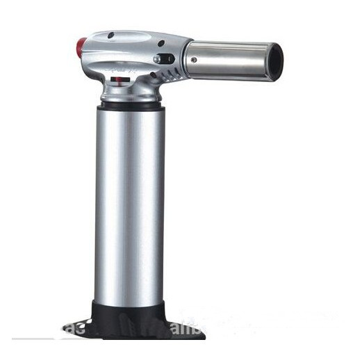 Hot Kitchen 1300C Butane Scorch Torch Welding Jet Flame Lighter Giant Heavy Duty Refillable Micro Culinary Lighters Self-igniting W260202