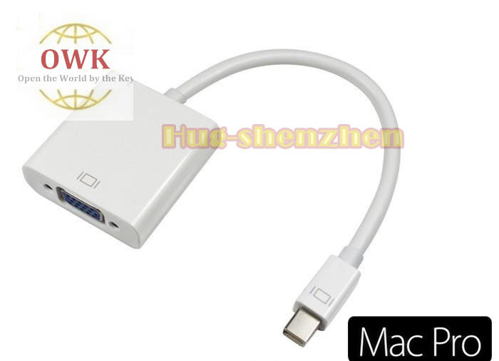 Free shipping Mini displayport DP Male to VGA Cable Adapter for Apple Macbook Air Pro Mac 1PCS/Lot
Free shipping Mini displayport DP Male to VGA Cable Adapter for Apple Macbook Air Pro Mac 1PCS/Lot