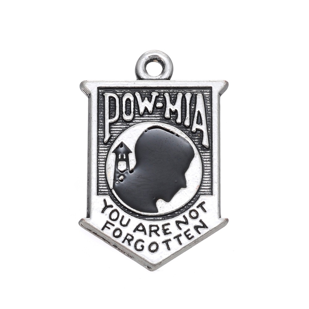 Free shipping New Fashion Easy to diy 10pcs hot sale Pow Mia badge message charm jewelry making fit for necklace or bracelet
Free shipping New Fashion Easy to diy 10pcs hot sale Pow Mia badge message charm jewelry making fit for necklace or bracelet