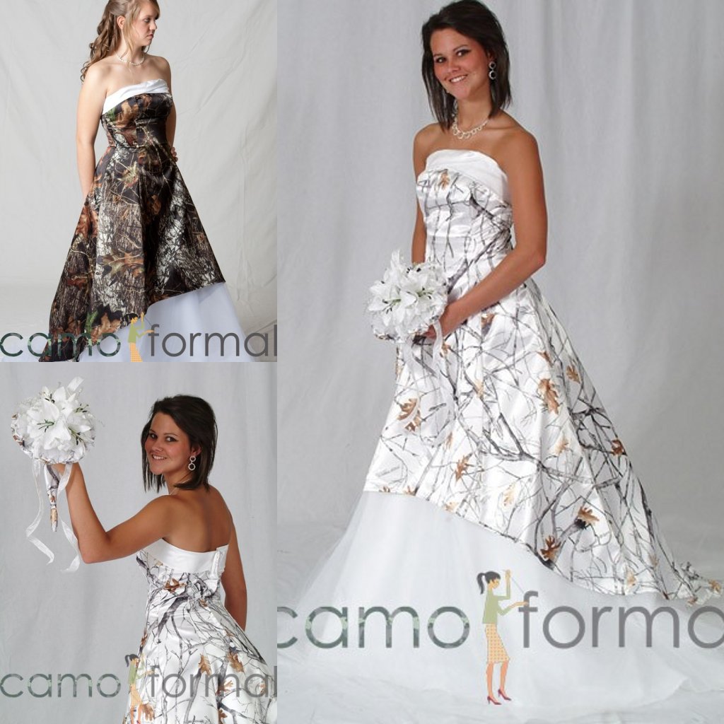 White Real Tree Camo Hi-Low Wedding Dresses with Train Strapless Vestidos de Novia 2015 Custom Made Plus Size Wedding Gowns Bridal Dress
White Real Tree Camo Hi-Low Wedding Dresses with Train Strapless Vestidos de Novia 2015 Custom Made Plus Size Wedding Gowns Bridal Dress