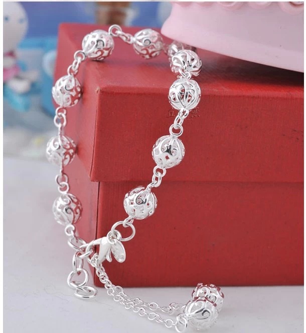 Free Shipping with tracking number Top Sale 925 Silver Bracelet Sweet thread Bracelet Silver Jewelry 20Pcs/lot 1507