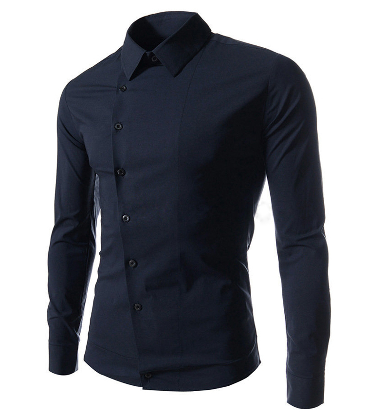 Wholesale-Chemise Homme Design Oblique Breasted Mens Long Sleeve Dress Shirts Casual Stylish Camisa Masculina, Red
Wholesale-Chemise Homme Design Oblique Breasted Mens Long Sleeve Dress Shirts Casual Stylish Camisa Masculina, Red