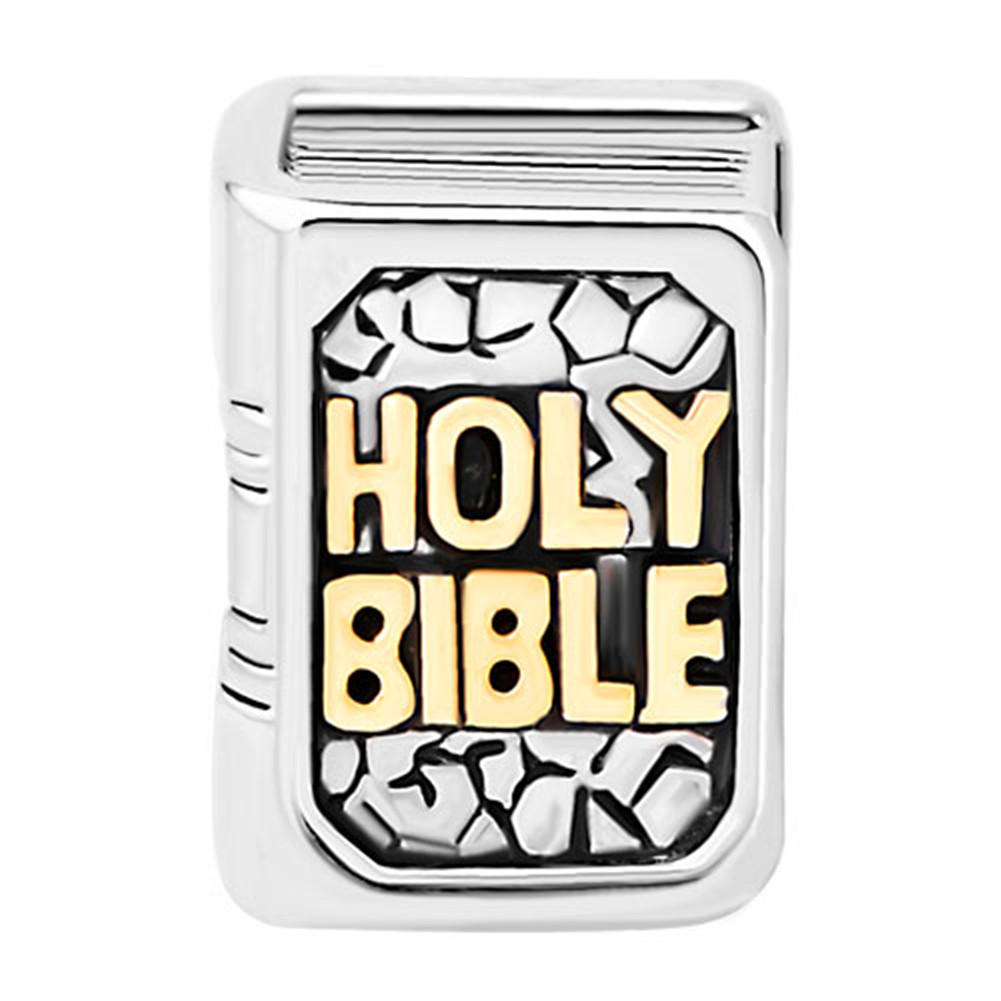 MYD Jewelry Big Hole Spacer Religion Cross Holy Bible European Charm Bead for Bracelet Earrings Necklace, Black
MYD Jewelry Big Hole Spacer Religion Cross Holy Bible European Charm Bead for Bracelet Earrings Necklace, Black