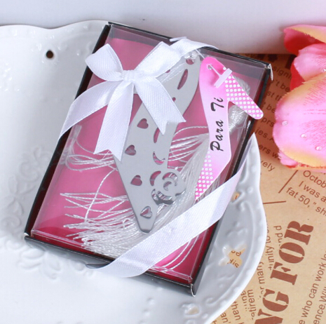 Wholesale 200PCS High Heel Shoe Bookmark Wedding bridal shower party favor DHL FedEx Free shipping #SJK58