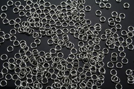 2000pcs FISHING LURES SPLIT RINGS 6mm 150lbs01234567